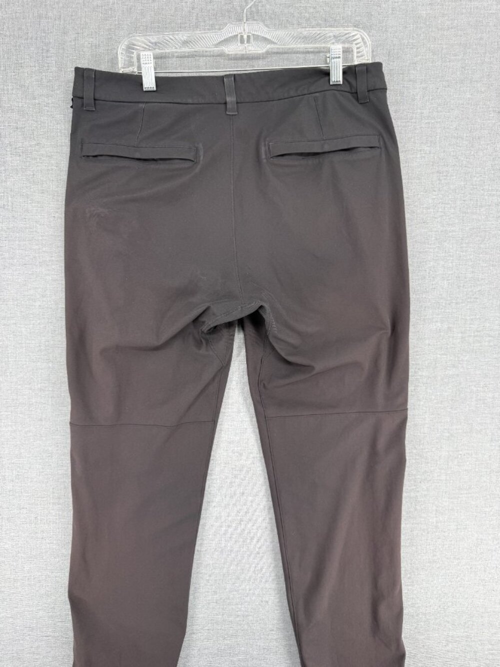 Lululemon Pants Mens 34x28 Black Commission Slim Warpstreme LM5AF2S FADE